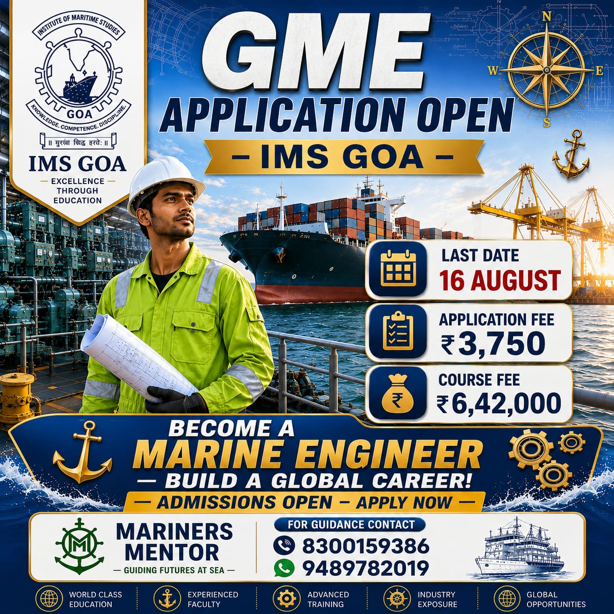 GME Admission Open - IMS GOA - Marine Service in Thoothukudi